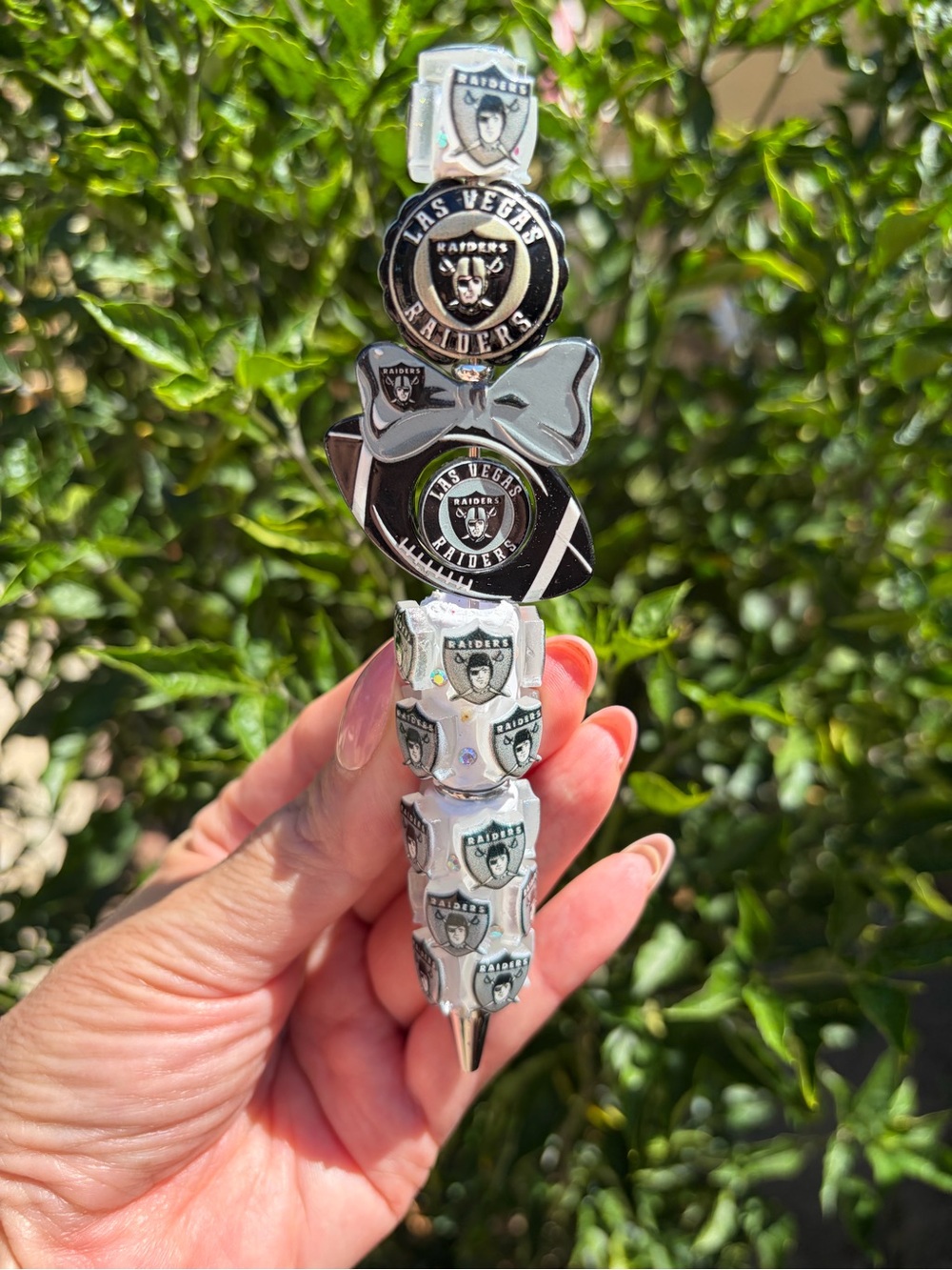 Las Vegas Raiders Black & Silver Decorative Pen by
